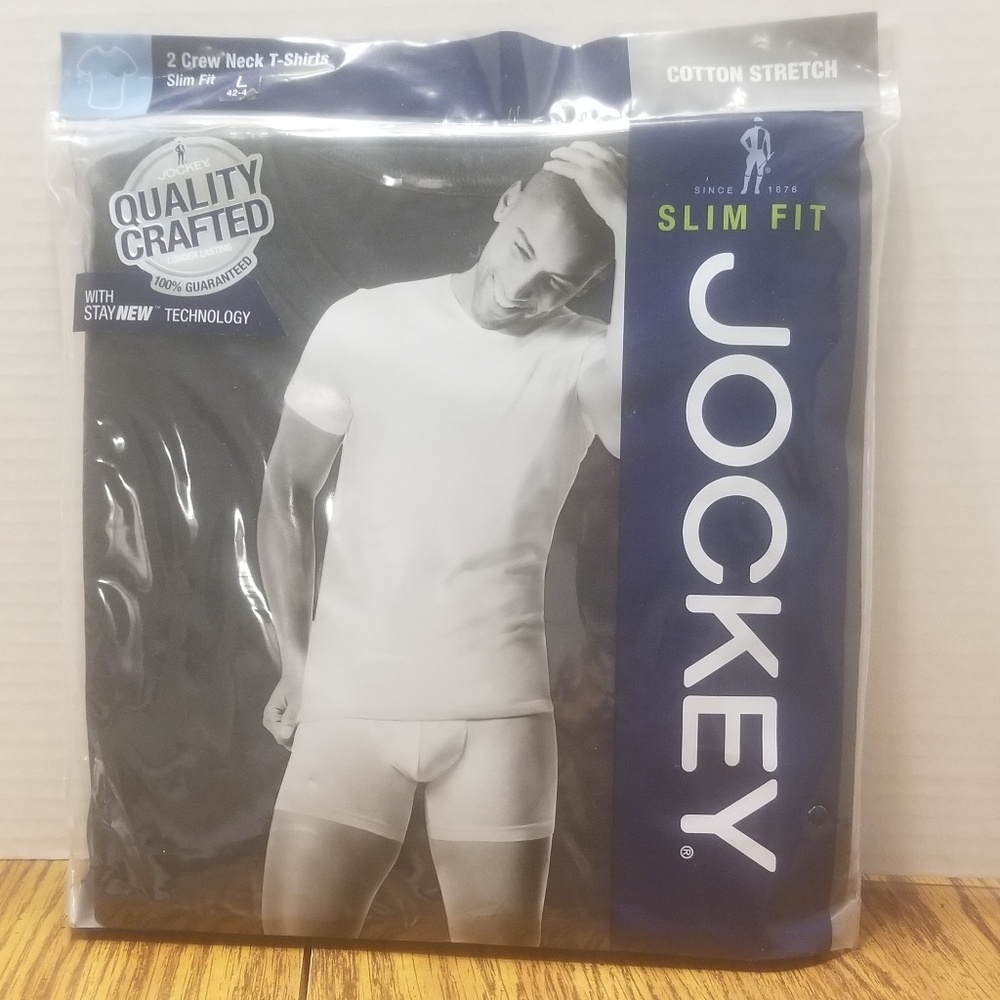 Jockey Slim Fit Cotton Stretch Shirts (2 Pack)